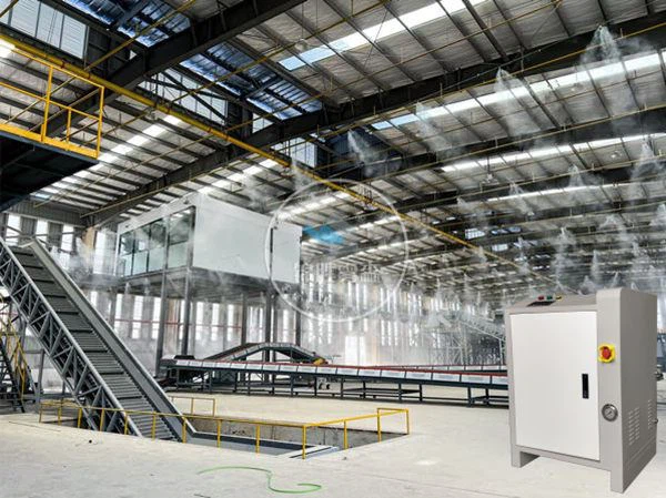 Sistemas de nebulización para el control de olores industriales